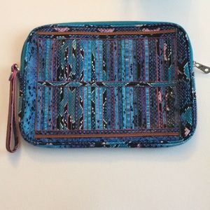 Blue Snake Multi Pattern Clutch/Case